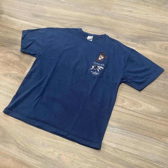 VTG Warner Bros. Taz Bowling Shirt, Size: X-Large - Picture 2 of 7